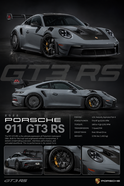 Custom Vehicle Poster - Signature Edition